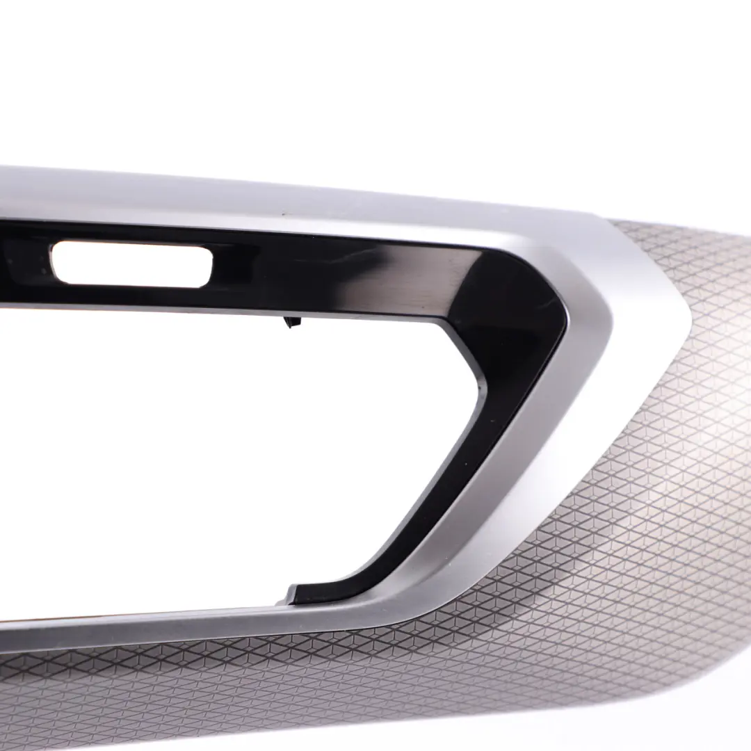 Dashboard Cover BMW X3 G01 X4 G02 Center Air Vent Frame Trim Panel Alu Rhombicle