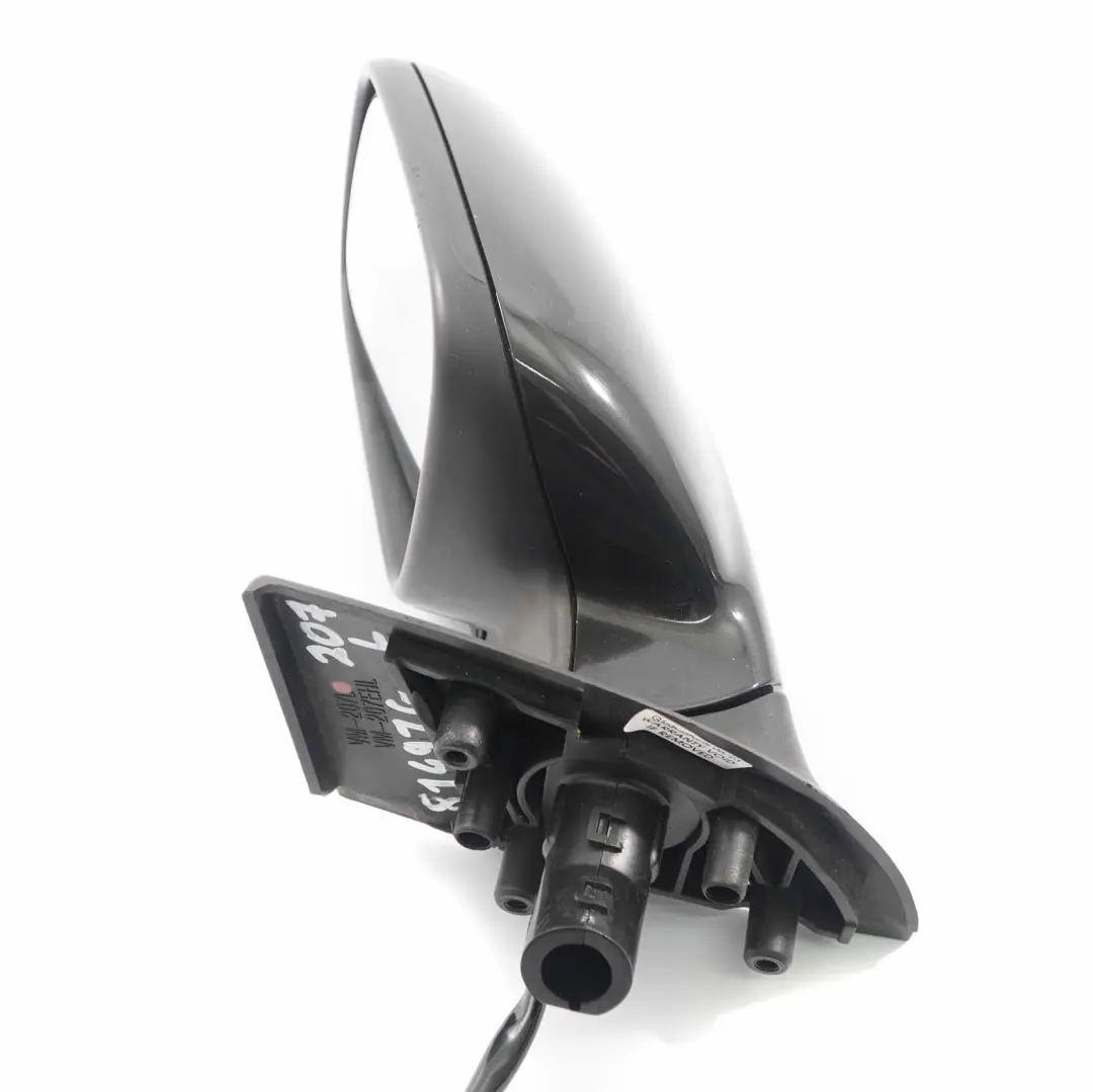 Peugeot 307 Wing Mirror Left Door N/S Outside Noir Obsidien Black - EXL VM207L