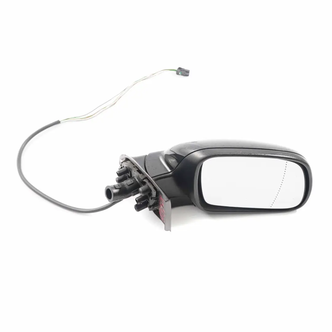 Peugeot 307 Wing Mirror Right Door O/S Outside Noir Obsidien Black - EXL