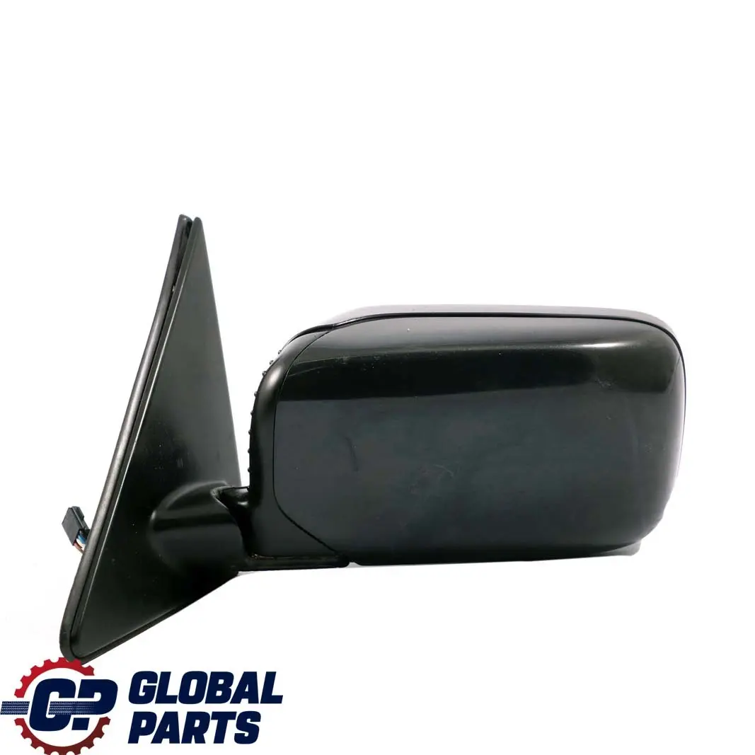 BMW 3 Series E36 Heated Left Wing Mirror N/S Cosmosschwarz Cosmos Black 303