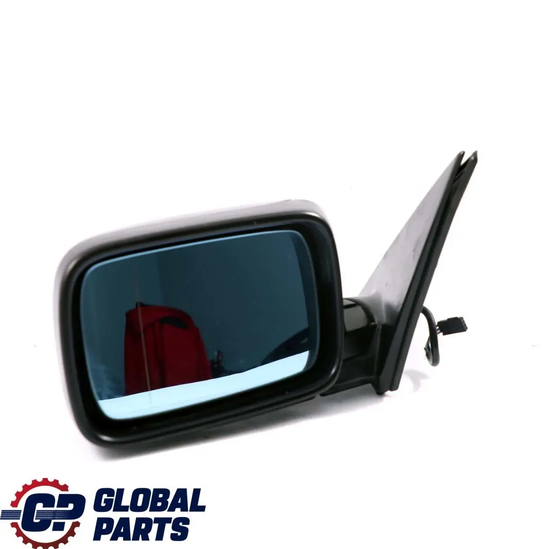 BMW 3 Series E36 Heated Left Wing Mirror N/S Cosmosschwarz Cosmos Black 303