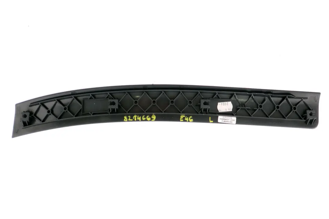 BMW 3 Series E46 Decorative Strip Trim Dashboard Left N/S Graphite Matt 8214669