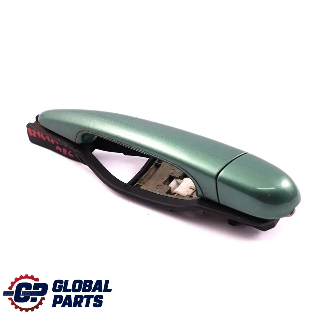 BMW 3 E46 Saloon Outside Door Handle Rear Left N/S Meergruen Sea Green 393