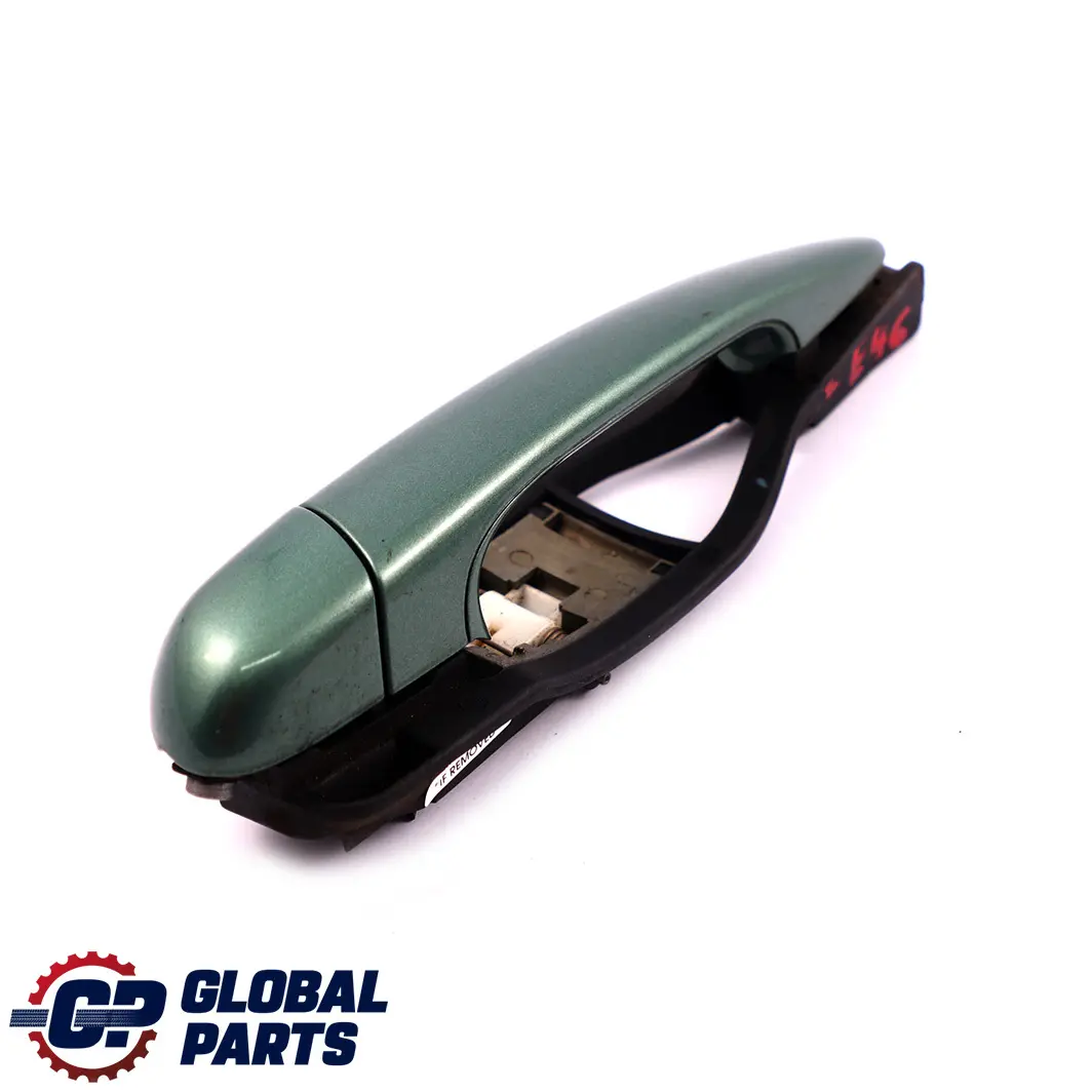 BMW 3 E46 Saloon Outside Door Handle Rear Left N/S Meergruen Sea Green 393