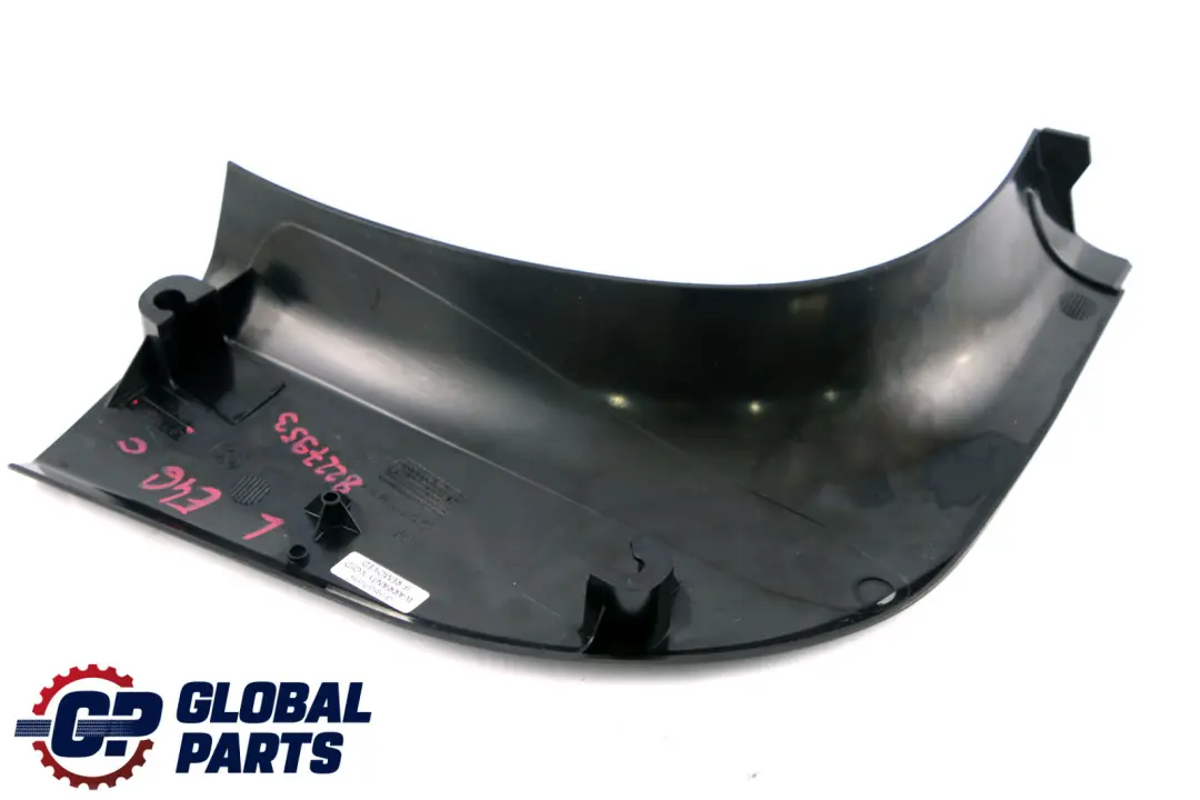 BMW 3 Series E46 Lateral Trim Panel Bottom Front Left N/S Black 8220011