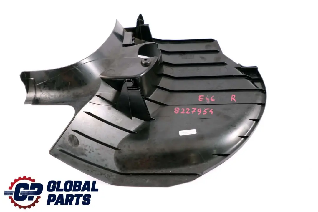 BMW 3 Series E46 Lateral Trim Cover Panel Front Right O/S Black 8220012