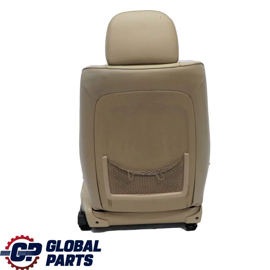 BMW E46 Saloon Touring Front Left N/S Beige Leather Seat Passenger Side Memory