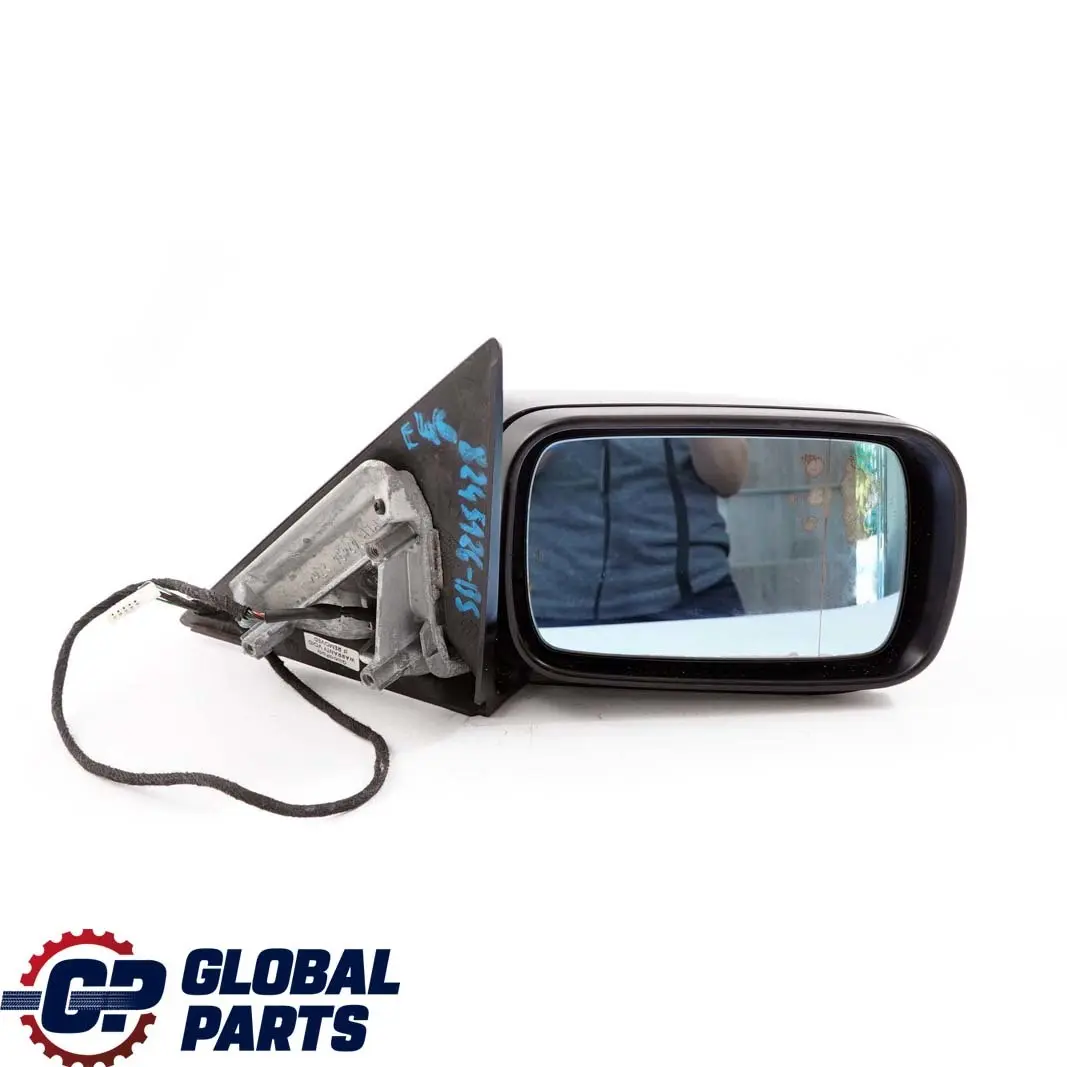 BMW 3 Series E46 Heated Outside Right O/S Wing Mirror Black Sapphire 475