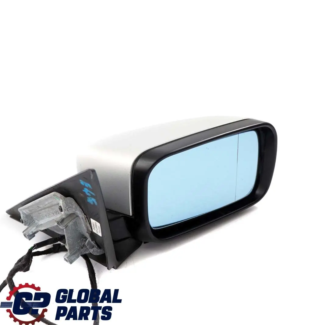 BMW 3 Series E46 Heated Outside Right O/S Wing Mirror Titansilber Silver 354