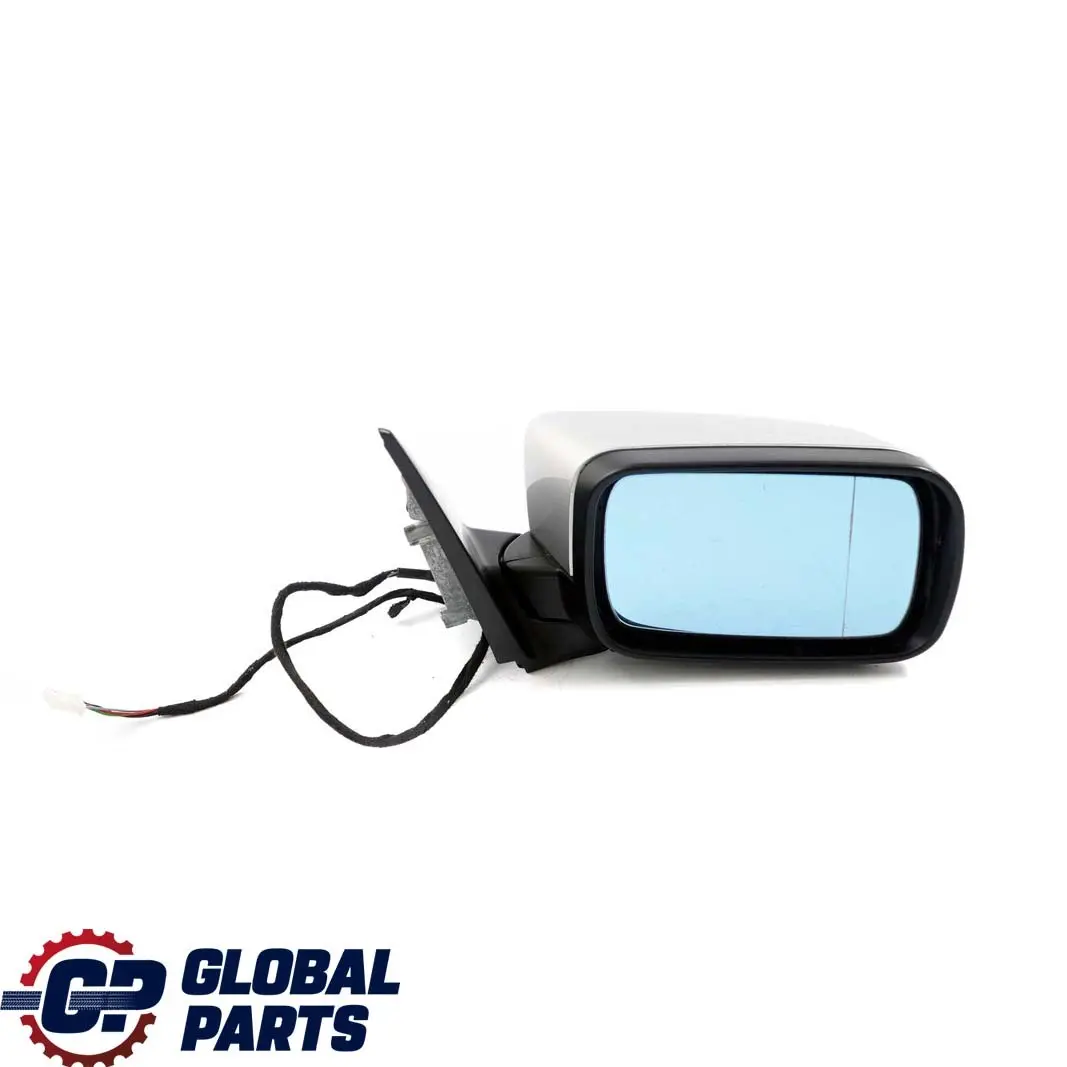 BMW 3 Series E46 Heated Outside Right O/S Wing Mirror Titansilber Silver 354