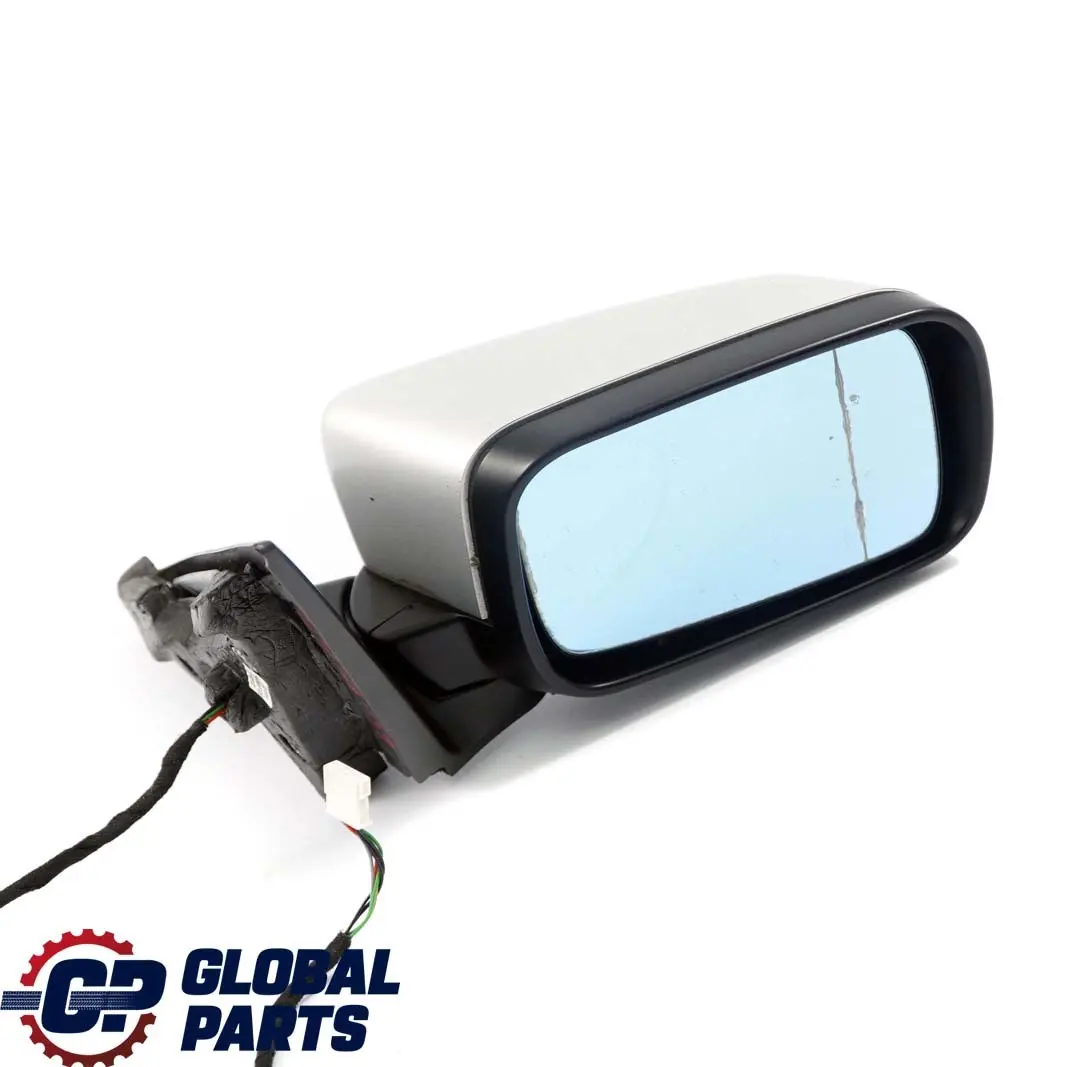 BMW 3 Series 1 E46 Heated Outside Right O/S Wing Mirror Titansilber Silver 354