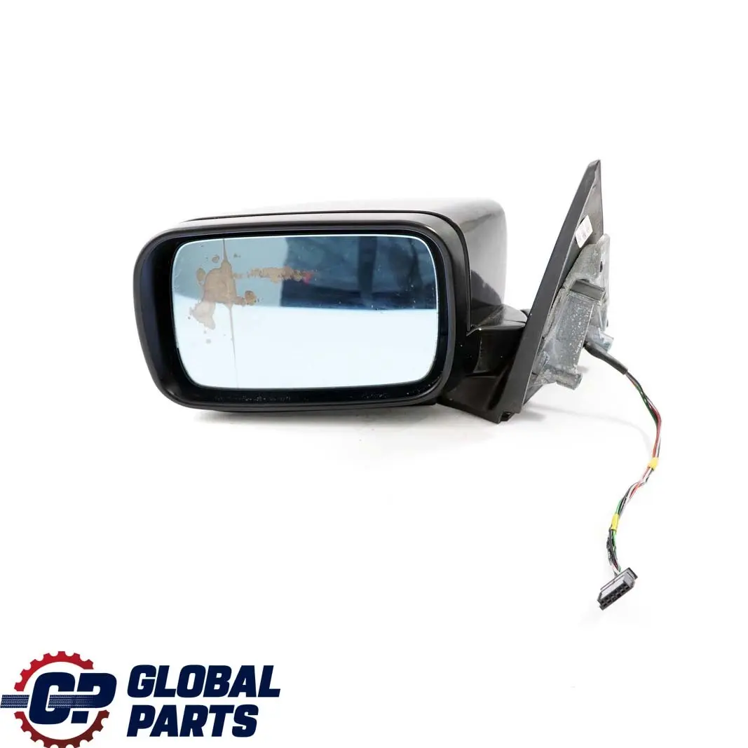 BMW 3 Series E46 Heated Left N/S Wing Mirror Black Sapphire Metallic 475