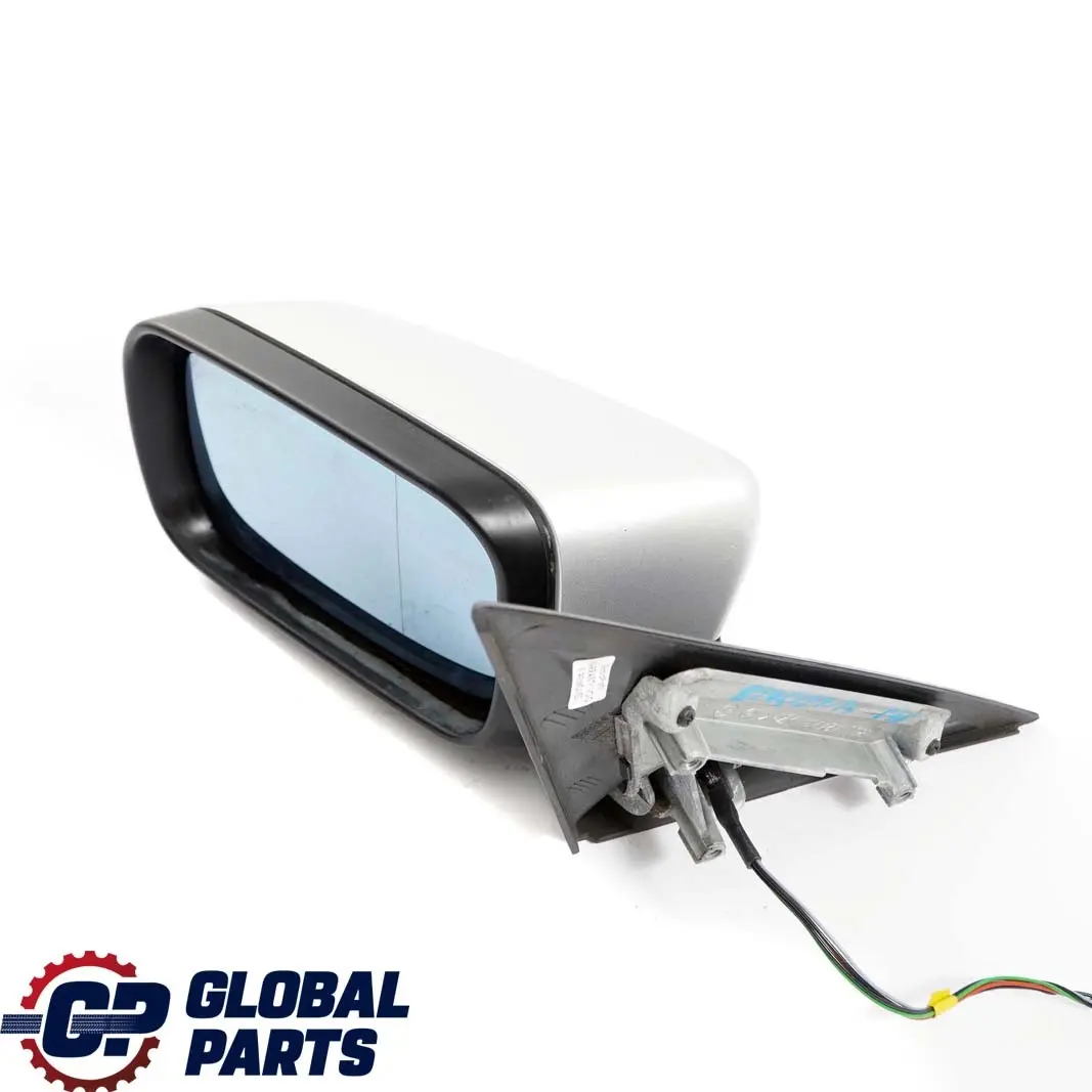 BMW 3 Series E46 Heated Left N/S Wing Mirror Titansilber Titanium Silver 354