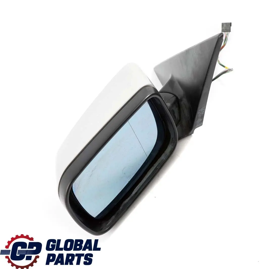 BMW 3 Series E46 Heated Left N/S Wing Mirror Titansilber Titanium Silver 354