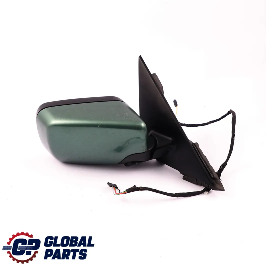 BMW 3 E46 Heated Power Fold Right O/S Wing Mirror Meergruen Sea Green 393