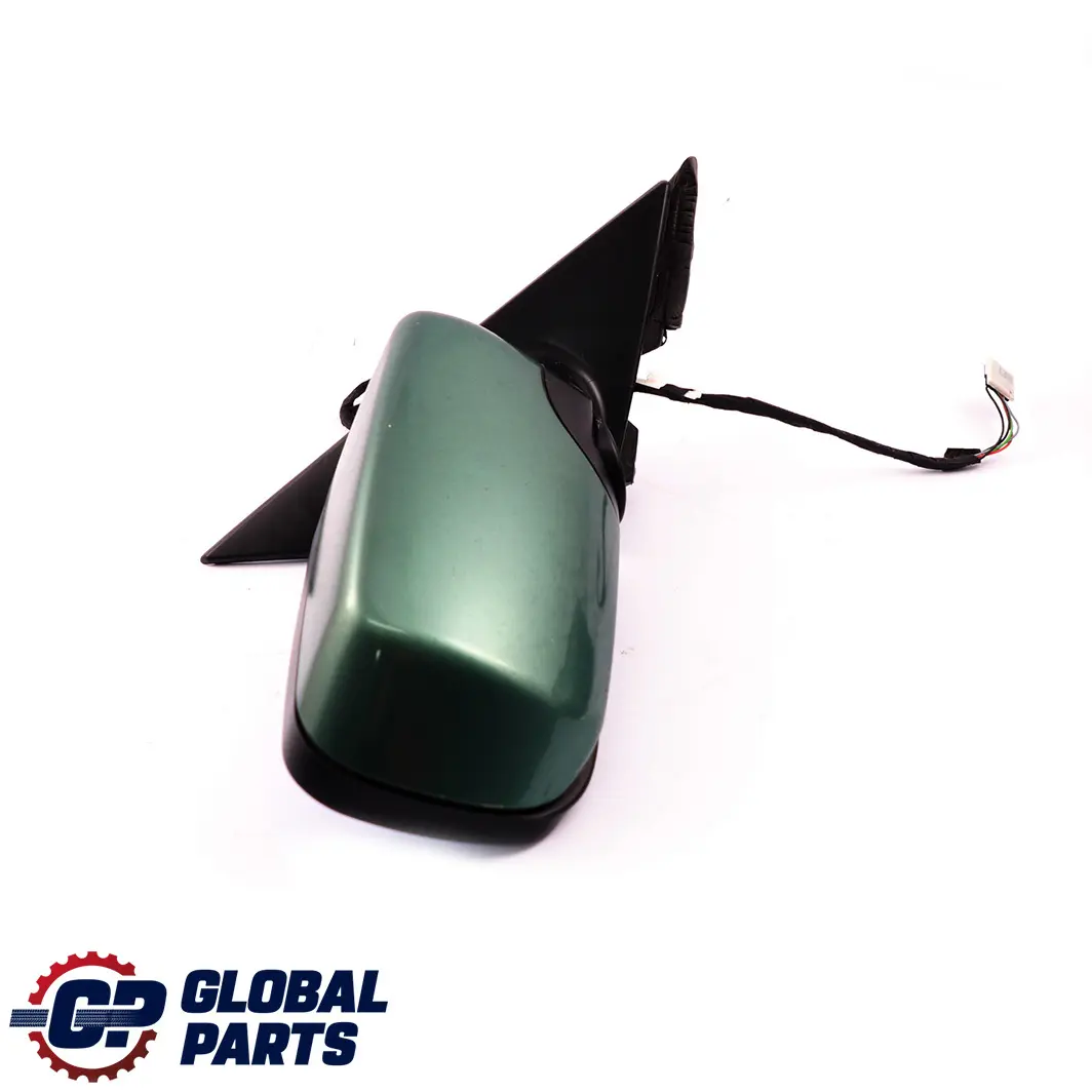 BMW 3 E46 Heated Power Fold Right O/S Wing Mirror Meergruen Sea Green 393