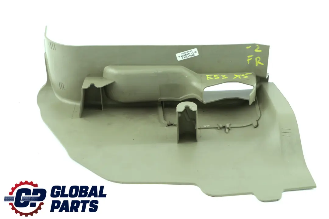 BMW X5 Series E53 Lateral Panel Trim Footwell Trim Front Right Pastel Green