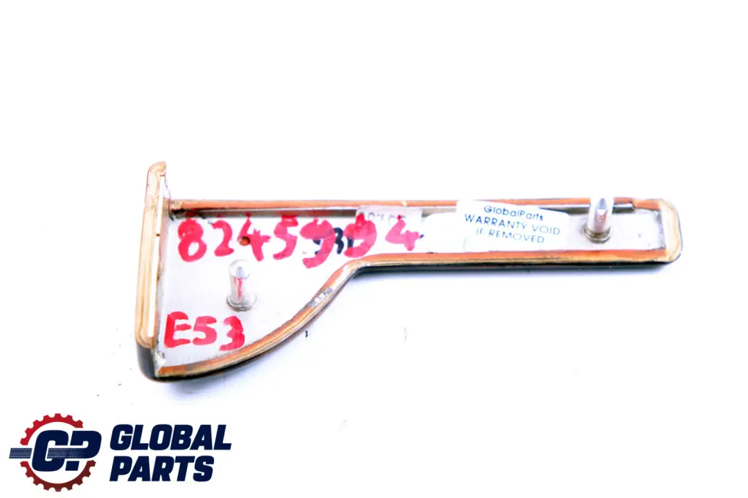 BMW X5 Series E53 Dashboard Strip I-panel Centre Right O/S Wood Dark Poplar