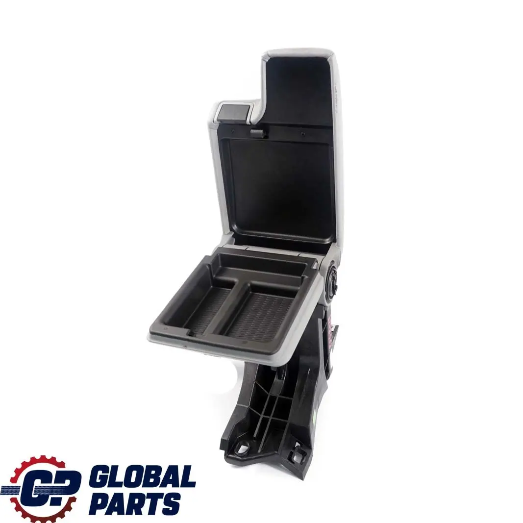 BMW 3 Series E46 Grey Centre Console Vinyl Front Armrest Trim Storage