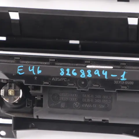 BMW E46 Dashboard Centre Console Ashtray Ash Tray Trim Black 8268889