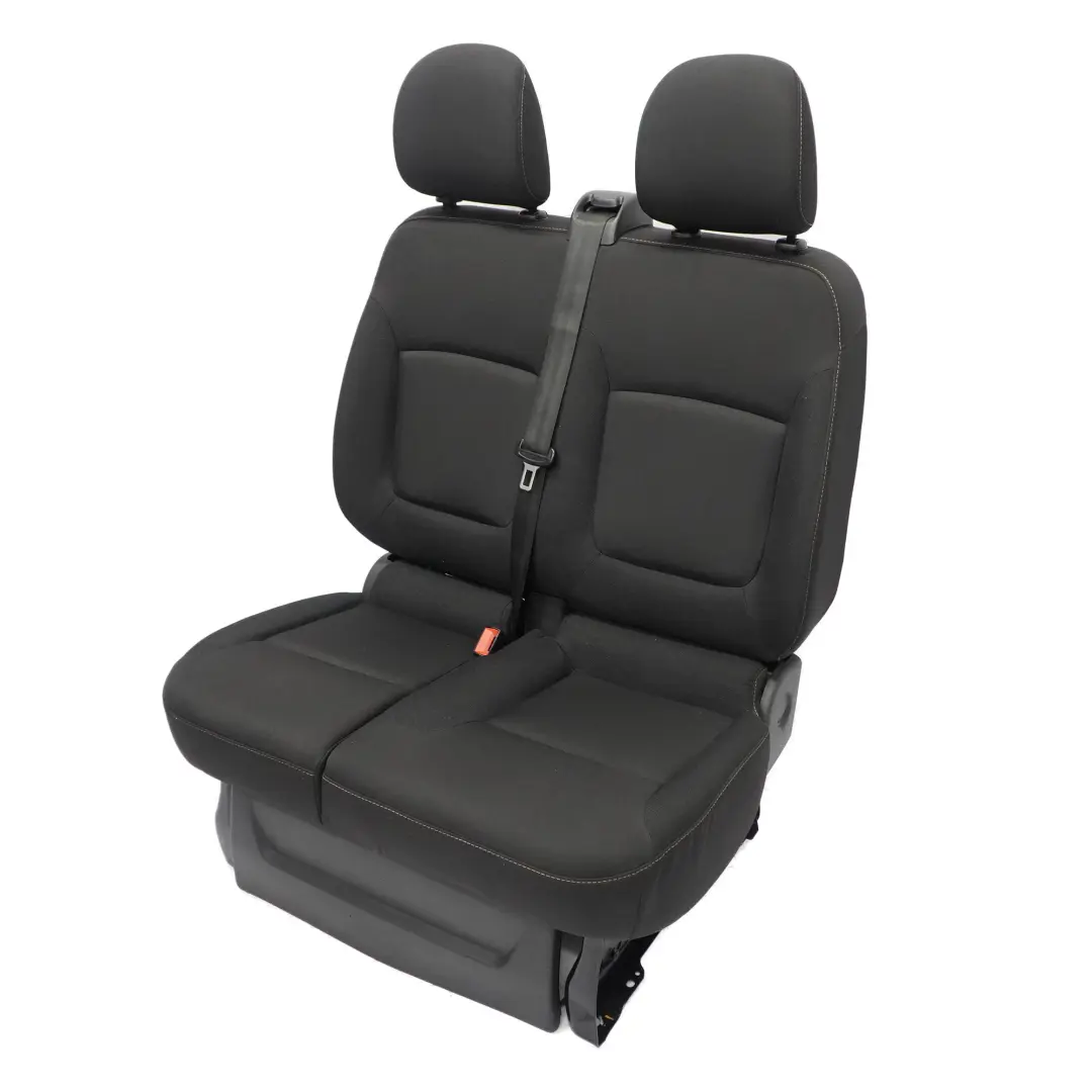 Front Seat Renault Trafic 3 Double Left N/S Cloth Black Interior Velvet Cloth