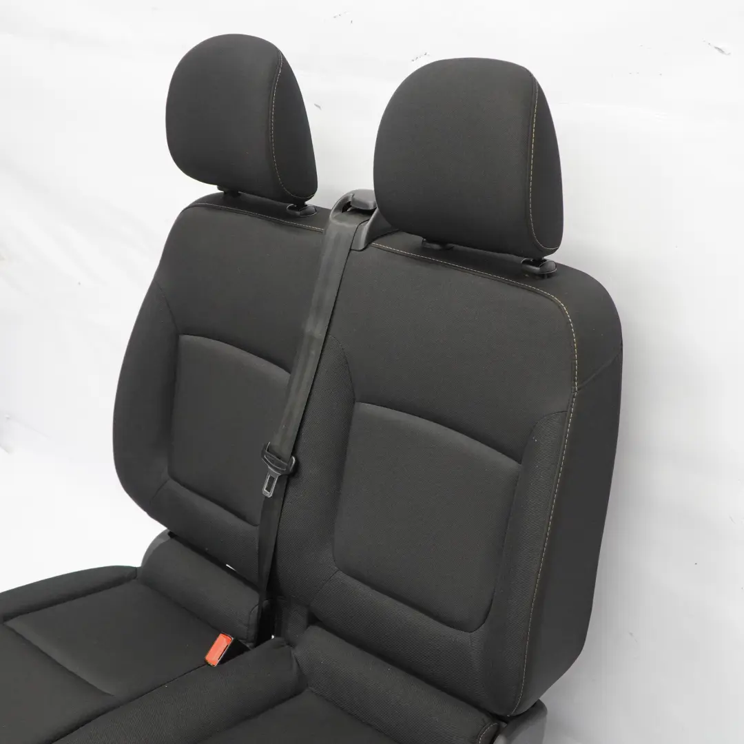 Front Seat Renault Trafic 3 Double Left N/S Cloth Black Interior Velvet Cloth