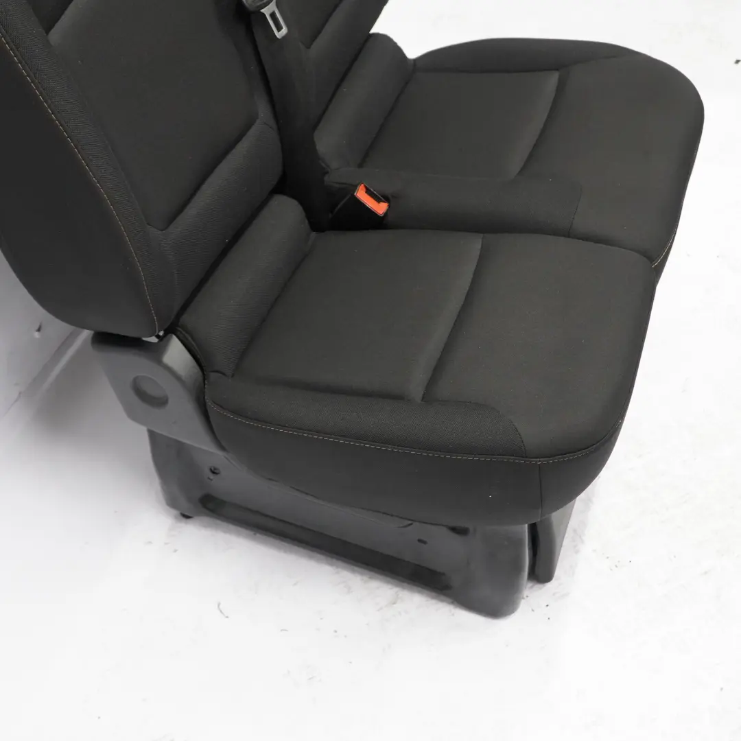 Front Seat Renault Trafic 3 Double Left N/S Cloth Black Interior Velvet Cloth