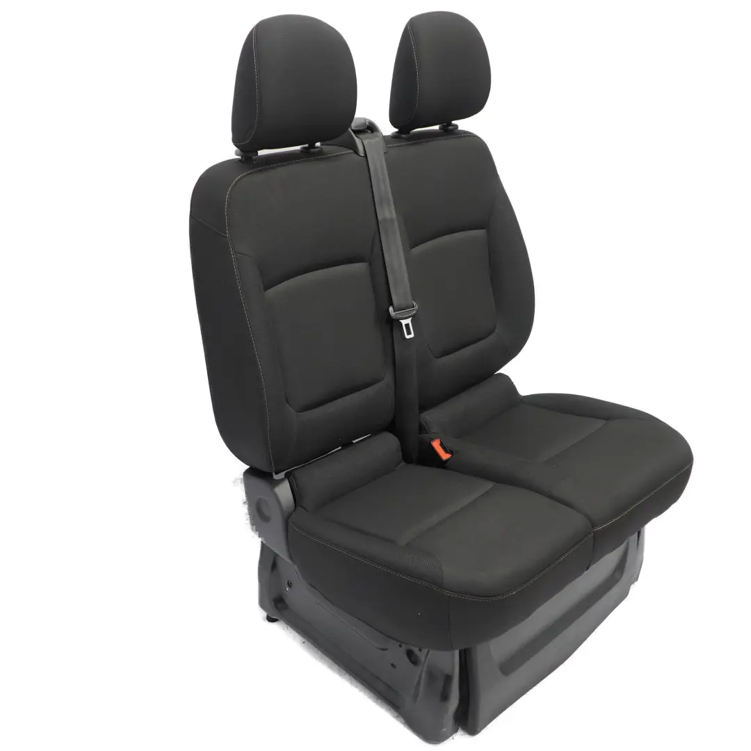 Front Seat Renault Trafic 3 Double Left N/S Cloth Black Interior Velvet Cloth