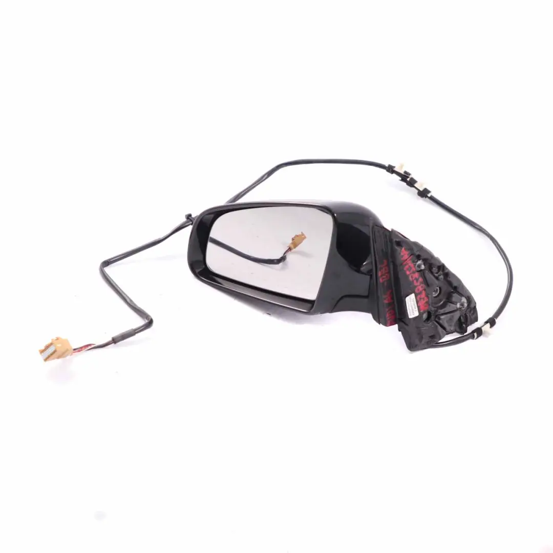 Audi A4 B7 Wing Mirror Left Door N/S Outside Brilliant Black - LY9B 8E2858531AA