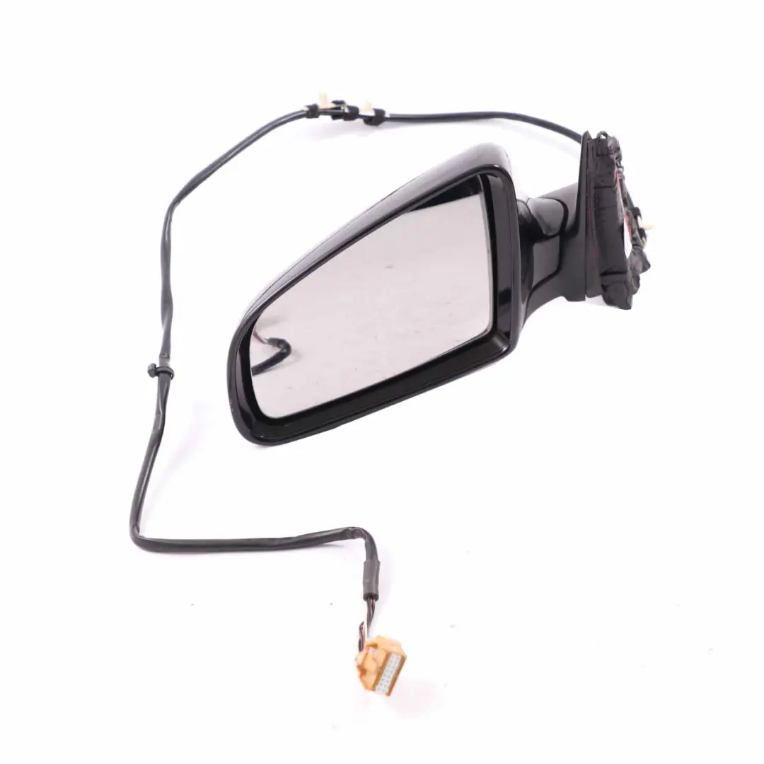 Audi A4 B7 Wing Mirror Left Door N/S Outside Brilliant Black - LY9B 8E2858531AA