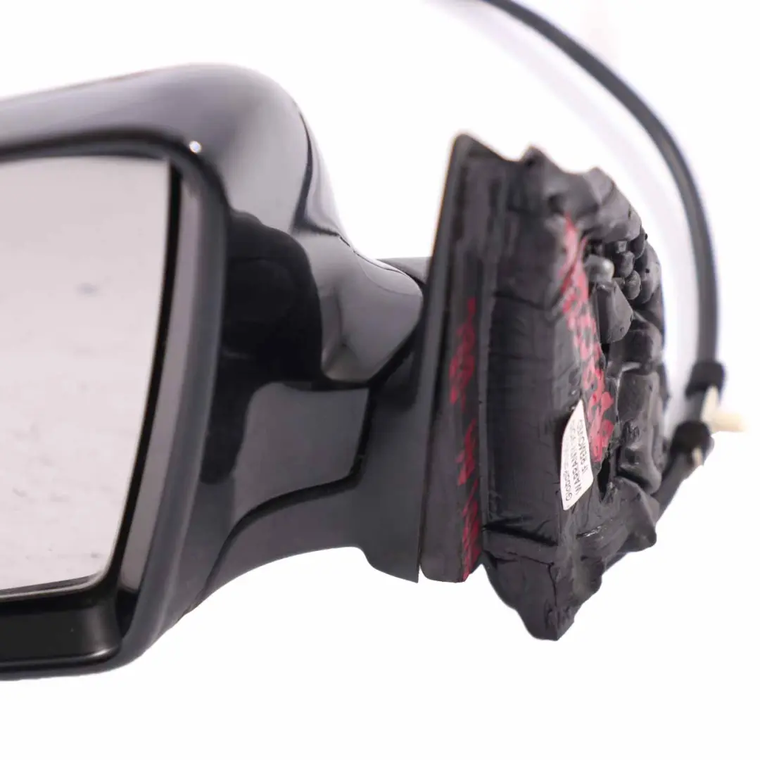 Audi A4 B7 Wing Mirror Left Door N/S Outside Brilliant Black - LY9B 8E2858531AA