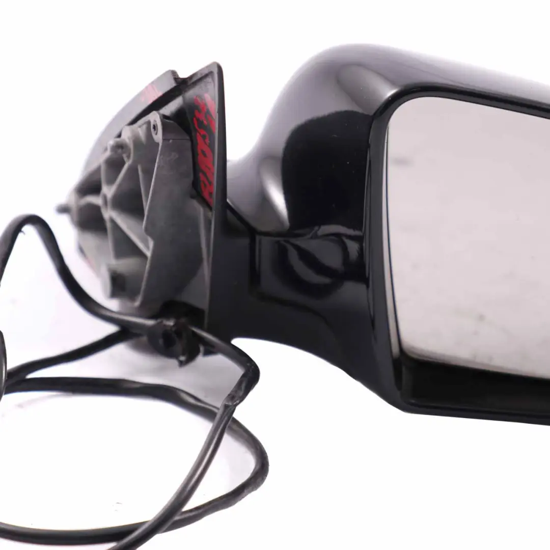 Audi A4 B7 Wing Mirror Right Door O/S Outside Brilliant Black - LY9B 8E2858532AA