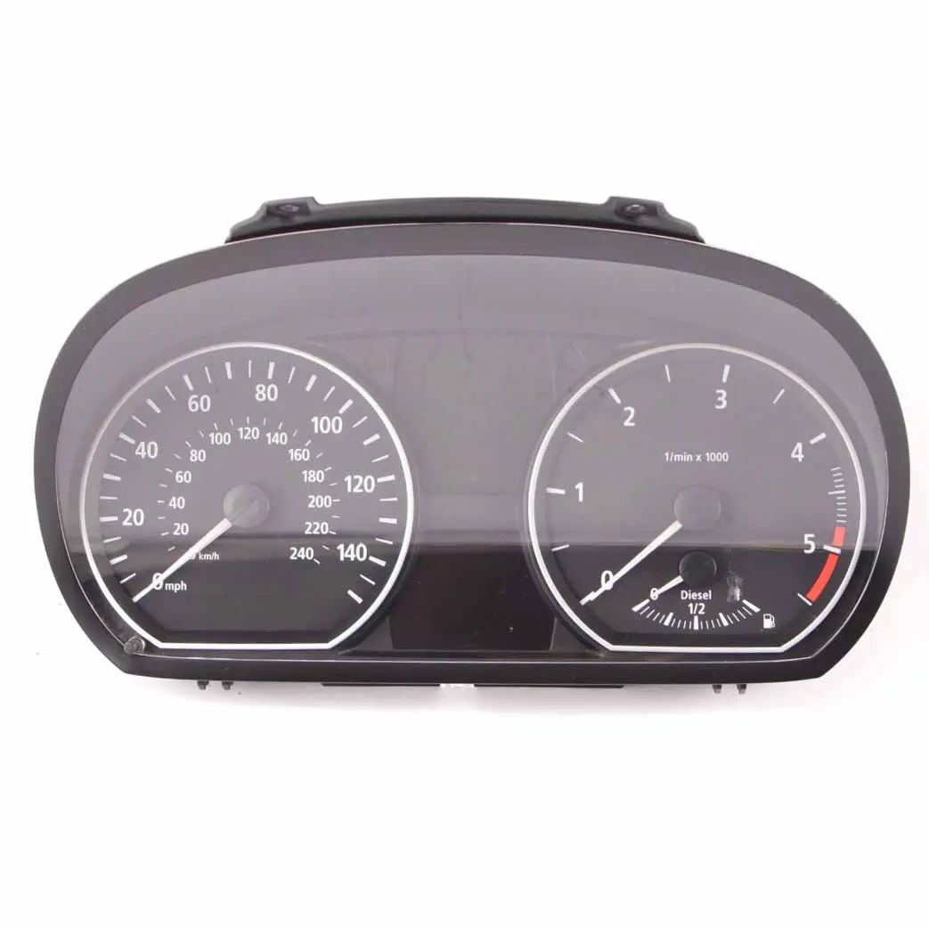 Instrument Cluster BMW E81 E87 E88 Diesel Speedo Meter Clocks Manual 9110196