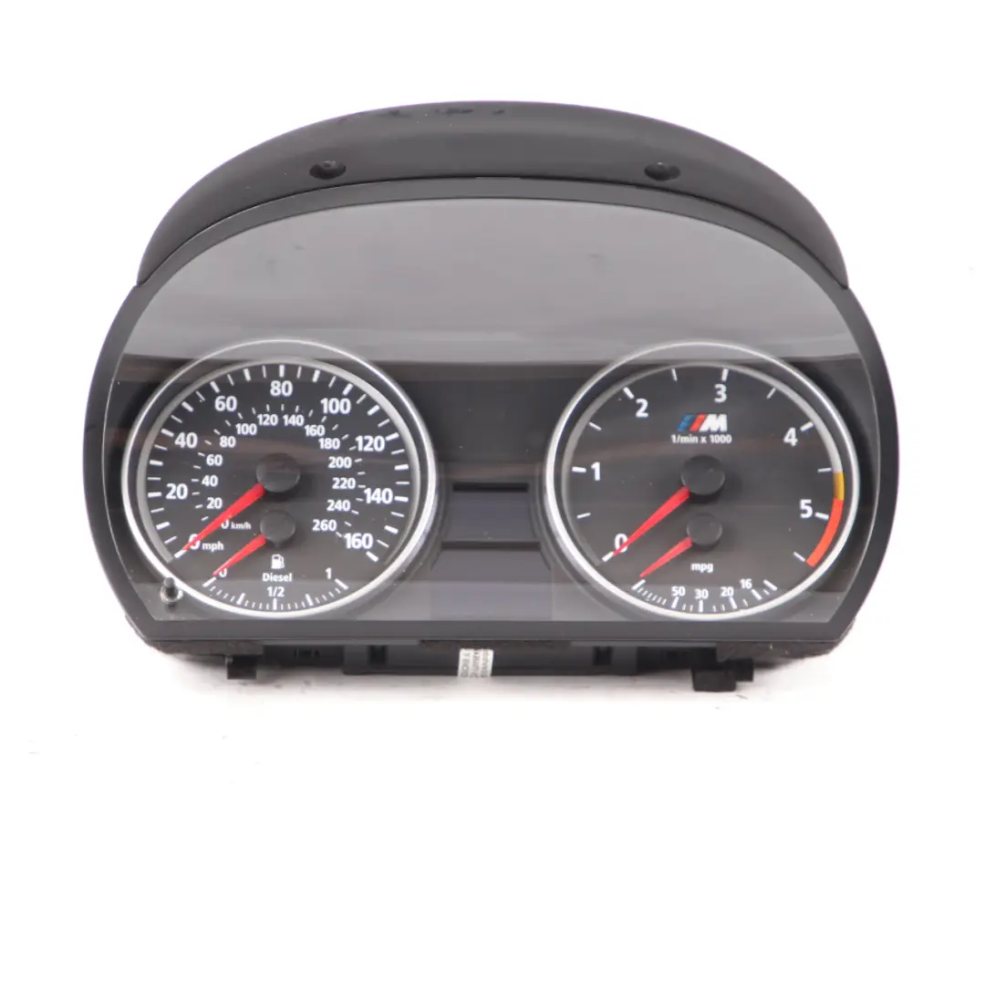 BMW E90 E91 E92 Diesel Manual Instrument Speedometer Clocks 9110216