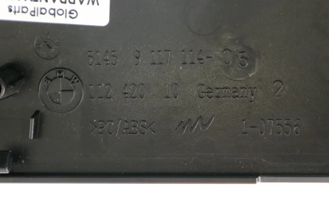 BMW 1 Series E81 E87N Cover Function Carrier Air Conditioning Control Trim