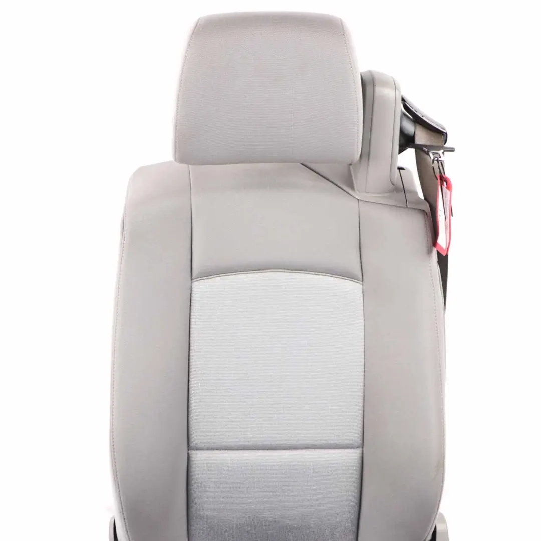 Front Seat BMW E93 Convertible Cloth Fluid Linea Grey Left N/S Memory