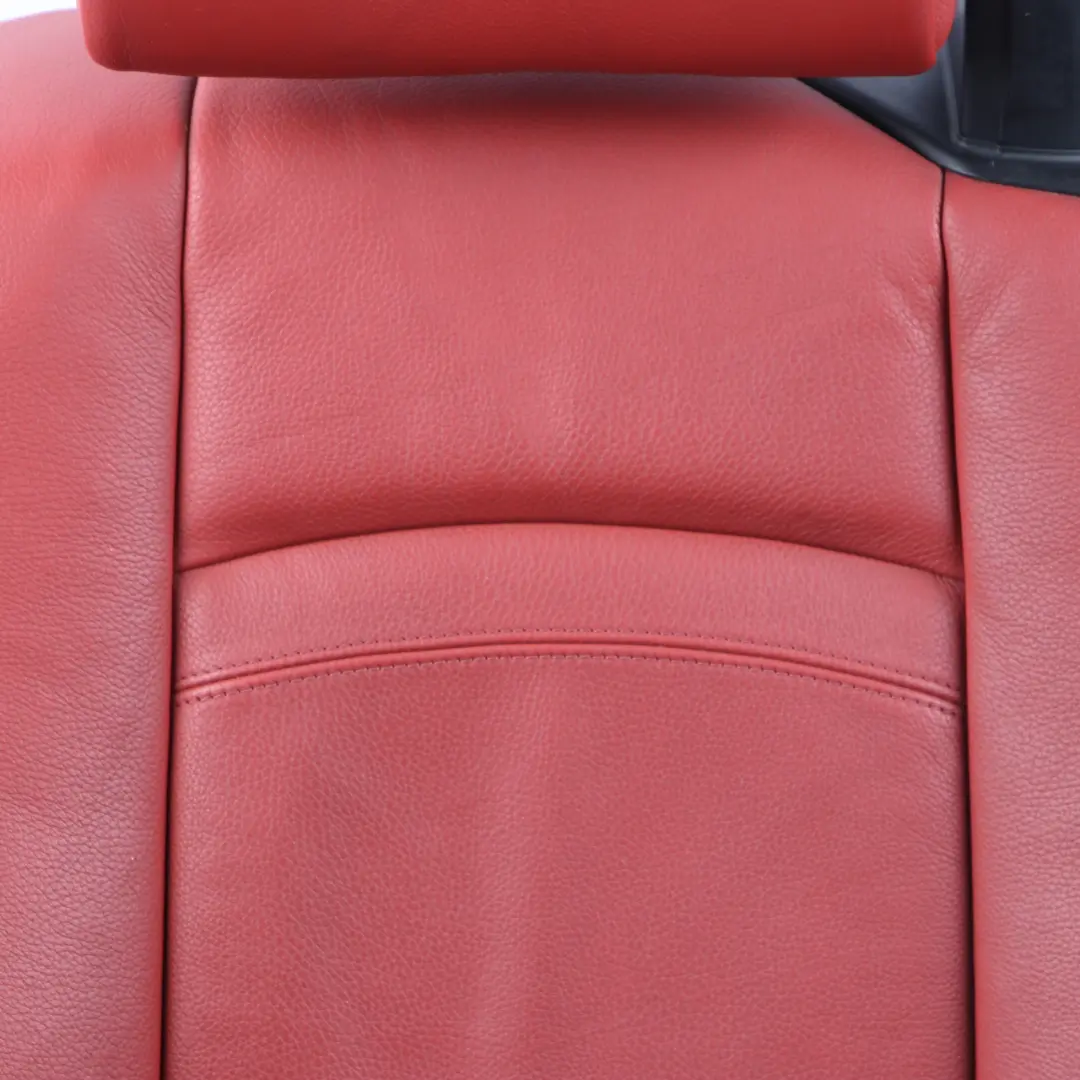 Front Seat BMW E93 Convertible Heated Korall-Red Leather Left N/S Memory