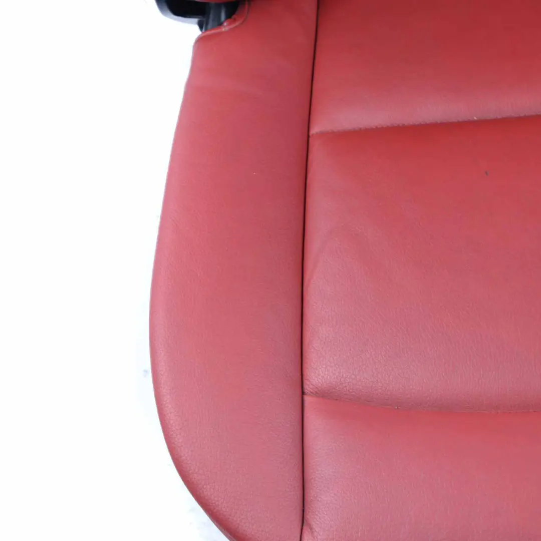 Front Seat BMW E93 Convertible Heated Korall-Red Leather Left N/S Memory