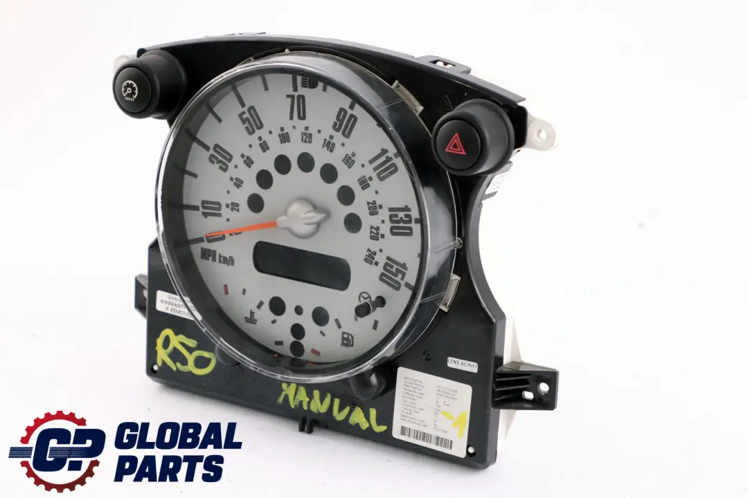 Mini Cooper One R50 R52 Speedometer Speedo Clock Instrument Cluster Manual