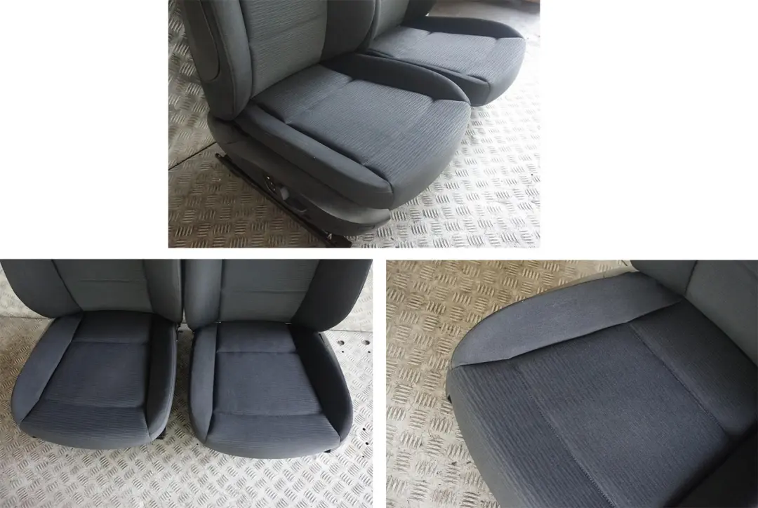 BMW E87 LCI Elektra Anthracite Fabric Front Left Right N/O/S Seats Seat Memory