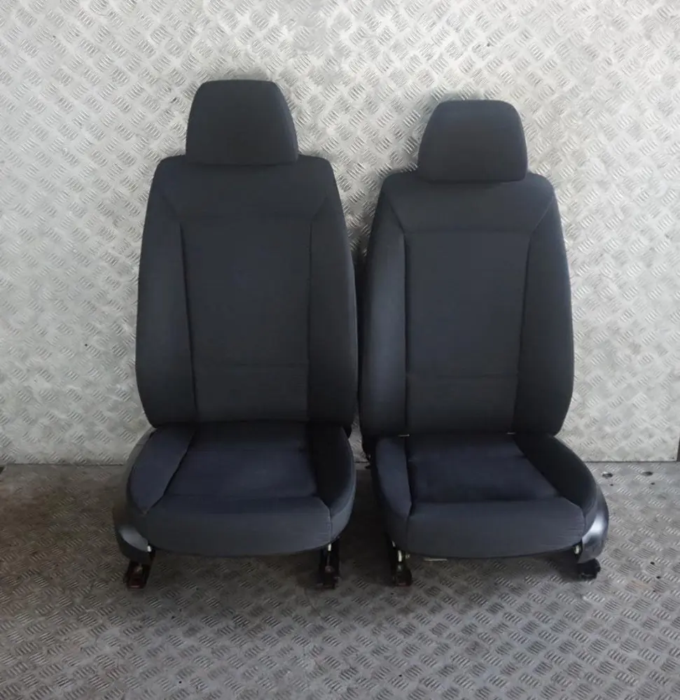 BMW E87 LCI Elektra Anthracite Fabric Front Left Right N/O/S Seats Seat Memory