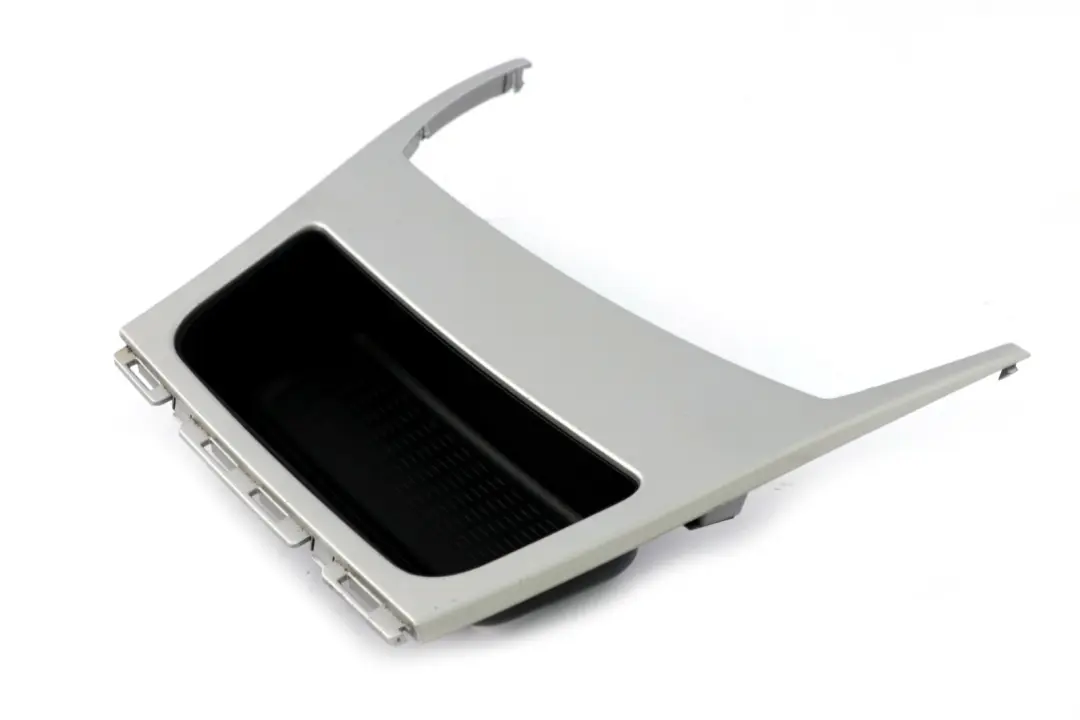 BMW 1 Series E81 E87 LCI E88 Trim Storage Centre Console Light Titanium Silver