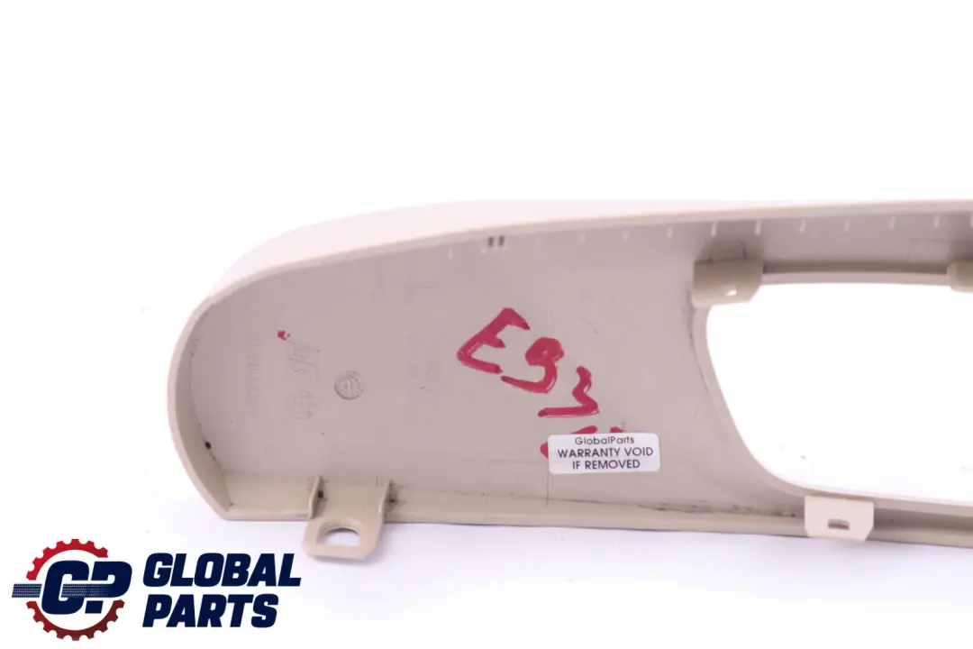 BMW 3 Series E93 Front Seat Trim Cover Outer Left N/S Creambeige 9128771