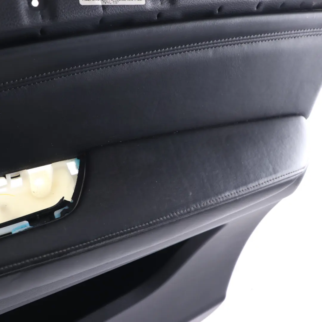 Door Card BMW X5 E70 Front Right O/S Trim Lining Cover Leather Nappa Black