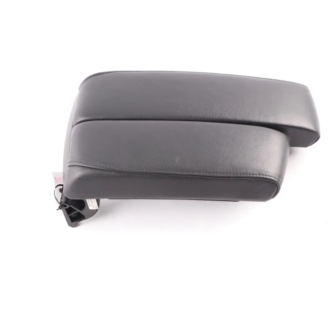 Front Armrest BMW E90 E91 E92 Split Centre Console Arm Rest Cover Leather Black