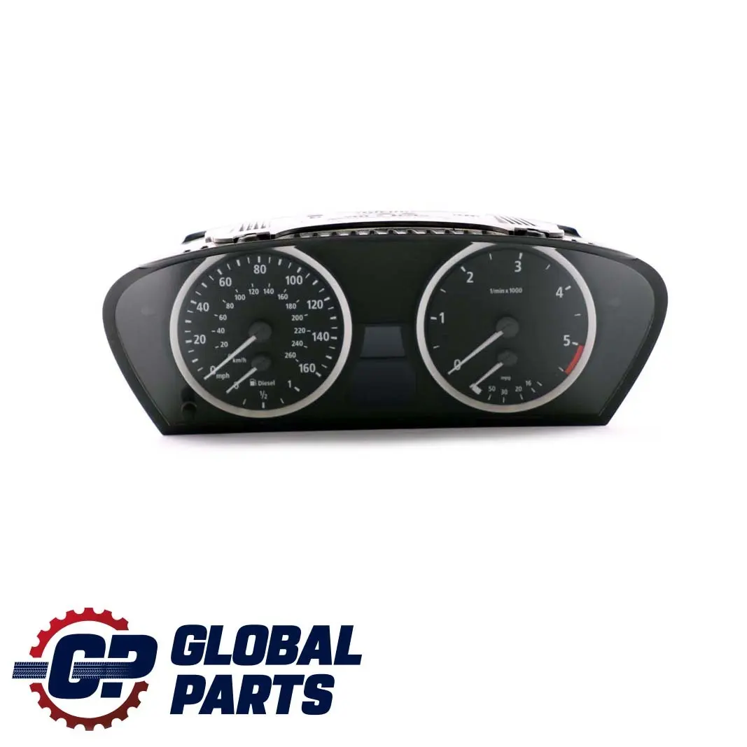 BMW 5 Series E60 E61 Instrument Cluster Speedo Clocks MPH Manual Diesel 9135254