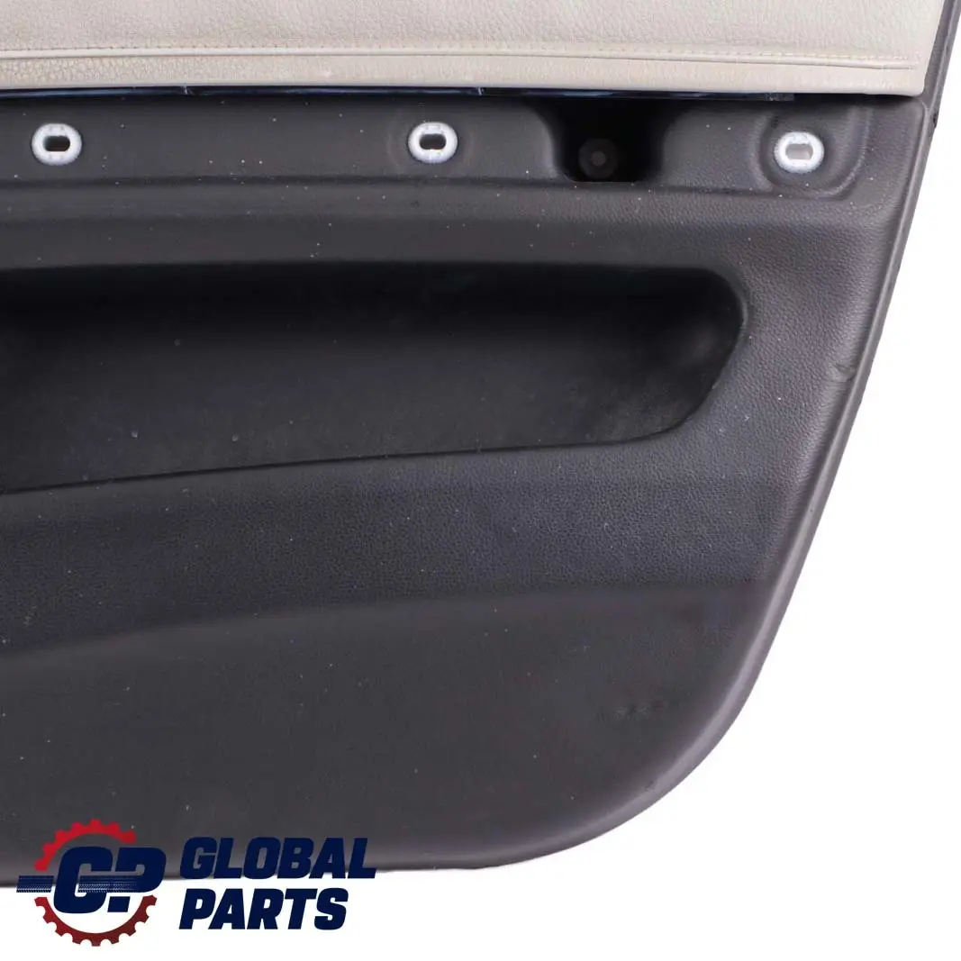 BMW 3 E92 E93 Front Right O/S Door Card Leather Jade Grey Lining Trim Panel