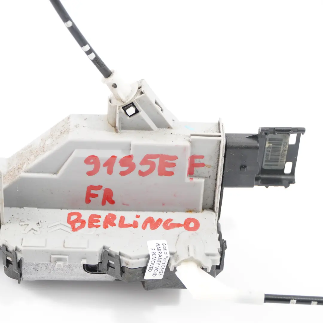 Door Lock Citroen Berlingo Peugeot Partner Front Right O/S Mechanism 9135EF