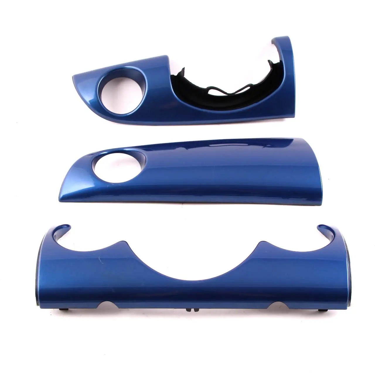 Mini Cooper S R52 R53 Dashboard Trim Panel Strip Cover Set Hyper Blue 9141922