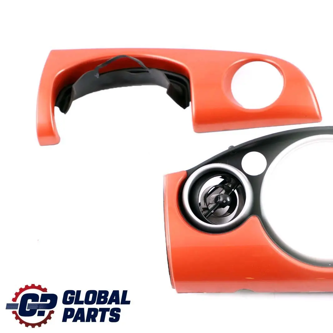 BMW Mini Cooper One R52 Set Dash Dashboard Panel Trim Strip Cover Hot Orange